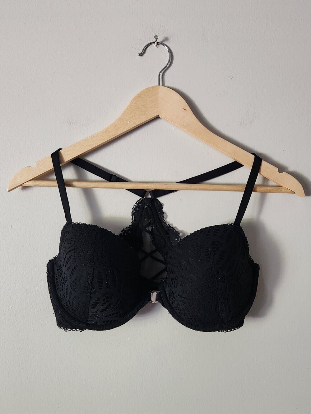 Victoria's Secret Dream Angels Lined Demi Bra - Racerback Sz 34DD
